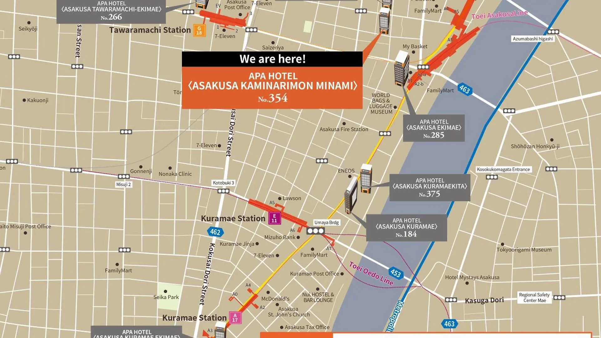 טוקיו Apa Hotel Asakusa Kaminarimon Minami